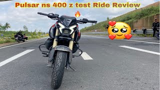 PULSAR NS 400 Z NEW MODEL 2024 TEST RIDE REVIEW 🔥❣️ NS 400 RIDE VIDEO 🚀🥵 [upl. by Mello19]