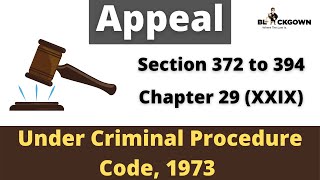 Appeal under CrPC  Section 372 to 394 of Criminal Procedure Code  Chapter 29  Lecture in Hindi [upl. by Swehttam828]