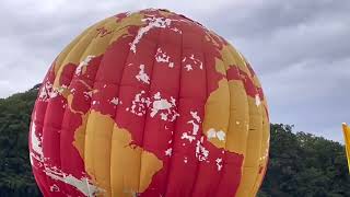 BBC ONE hot air balloon at the Bristol International Balloon Fiesta August 13 2023 raw footage [upl. by Sherrie]