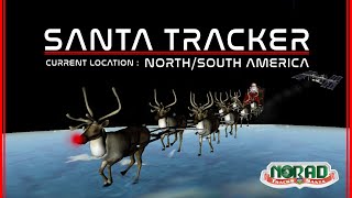 NOW DELIVERING in NORTH AMERICA  NORAD Santa Tracker 2022 [upl. by Nyrok]