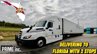 Delivering To Florida With 2 Stops 🐊 🌴 ☀️ Prime INC [upl. by Sproul]