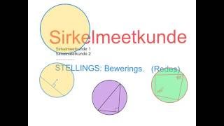 Sirkelmeetkunde 1 alle stellings in kort en n paar aksiomas en aanvaarde afkortings Mathdou [upl. by Asiole]