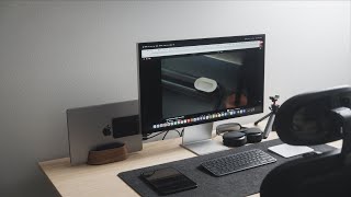 Minimal Desk Tour  Workspace for Productivity amp Creativity [upl. by Sirama]