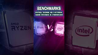 Intel Core i714700K vs AMD Ryzen 9 7900X3D benchmark amdvsintel cpu [upl. by Giffer]