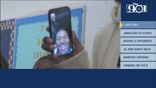 Jaren Jackson Jr FaceTimes Ja Morant for Georgian Hills Elementary School students [upl. by Waterman634]