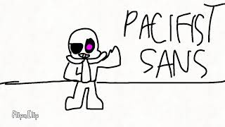 Pacifist sans theme song fan made [upl. by Sitoel118]