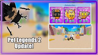 Pet legends 2  Update 1 New Zones [upl. by Akimihs]