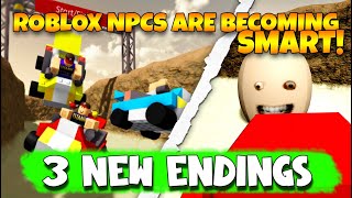 3 New Endings ROBLOX NPCs are becoming smart [upl. by Asiuol]