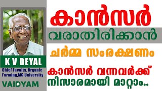 കാൻസർ വരാതിരിക്കാൻ അറിയേണ്ടത് കാൻസർ വന്നവർക്ക് നിസാരമായി മാറ്റം kvdayal vaidyam cancer [upl. by Ileana690]