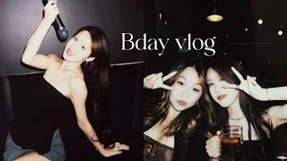 VLOG  Best friends birthday ♡ London KBBQ Karaoke thirdwheel pro [upl. by Ehcnalb]