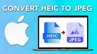 CONVERT HEIC to JPEG MAC  Quickly Convert with Mac Preview [upl. by Akenahc921]