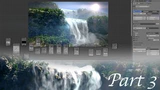 Create Gorgeous Waterfalls  Blender Tutorial  03  Rendering amp Compositing [upl. by Laeria]