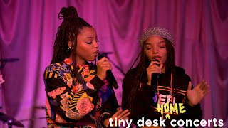 Chloe x Halle Tiny Desk Home Concert [upl. by Akenihs]