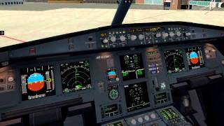 XPlane 10 JARDesign A320  BSS Simulations Sounds v20 takeoff from Venice LIPZ [upl. by Joyan925]