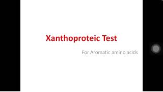 Xanthoproteic Test Biochemistry Practical Test for Proteins 1st year MBBSBDS [upl. by Bess]