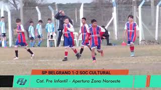 CLÁSICO PARENSE SP BELGRANO 12 SOC CULTURAL  PRE INFANTIL APERTURA NOROESTE [upl. by Dao]