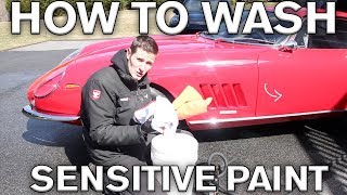 How to Wash Sensitive Car Paint 2 Million Ferrari Trick [upl. by Hazaki]