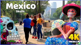 【4K】𝐖𝐀𝐋𝐊 ➜🇲🇽 MEXICO CITY 🇲🇽 CDMX  TRAVEL VIDEO virtual walk [upl. by Anne-Marie]