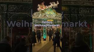 Weihnachtsmarkt Hamburg Rathaus  German Christmas Market [upl. by Frulla]