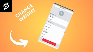 how to change weight on peloton app [upl. by Eicak]