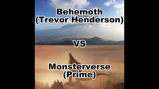 Behemoth Trevor Henderson vs Monsterverse [upl. by Gill]