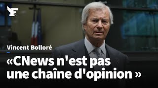 Laudition de Vincent Bolloré à lAssemblée nationale [upl. by Ximenes]