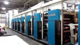 Harris M1000B 8 Unit 2 Web Press  32 Page Commercial Heatset Web Press [upl. by Seibold]