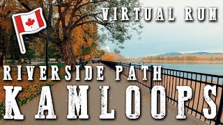 🆃RE🅰DMILL  Virtual 🆁un  KAMLOOPS  CANADA  treadmill virtualrun run [upl. by Munmro908]