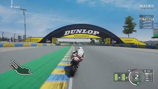 Un tour du Mans avec MotoGP 24 et la Honda de Zarco Playstation 5 [upl. by Assenaj989]