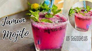 Resturant Style Jamun Mojito  Perfect Mojito Recipe Summer Special Drinks How To Make Mojito [upl. by Caine]