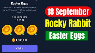 Rocky Rabbit Easter Eggs 18 September  Rocky Rabbit Daily Combo Today [upl. by Prior]