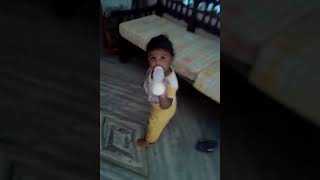 Cute kid crying over milk 🍼 bottle 🤣😂🥰❤️ [upl. by Eidassac541]