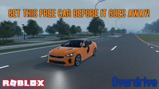 GET THIS NEW FREE LIMITED TIME CAR BEFORE IT GOES AWAY Roblox Motorworks Overdrive Early Access [upl. by Naehgem67]