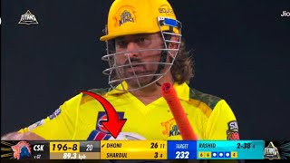 Ms dhoni batting today  Ms dhoni batting video against GT  Ms dhoni Full batting video highlights [upl. by Arukas]