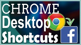 HowTo Create Desktop Shortcut Icons Directly from Google Chrome [upl. by Freeborn245]