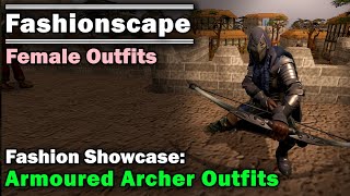 Fashionscape Showcase Armoured Archer Outfits  Runescape Female Outfits [upl. by Neerehs671]