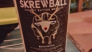 skrewball peanut butter whisky eggnog [upl. by Asilav]