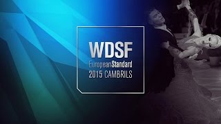 Sodeika  Zukauskaite LTU  2015 European Standard R2 SF  DanceSport Total [upl. by Innus]