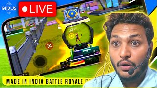 INDUS BATTLE ROYALE LIVE RANK PUSHING❤️😍IndusGame gamerskabro indusbattleroyallive [upl. by Iamhaj]