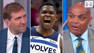 Anthony Edwards Scores 43 Points vs Nuggets in Timberwolves Game 1 Win  Inside the NBA [upl. by Lanta]