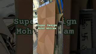 3D wall panel CNC working design in home decor [upl. by Silverstein170]