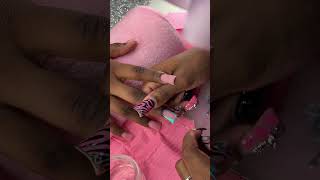 you can catch me doing this set in my recent vlog make sure you tune in🩷 nailtech nailtrends2024 [upl. by Attenal]