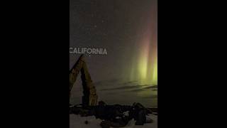 A severe geomagnetic storm could cause colorful auroras over Northern California northenlights [upl. by Hedelman224]