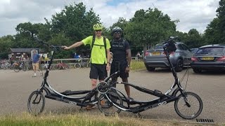 ElliptiGO 11R TimeTrial Around Richmond Park In London [upl. by Aruasor284]