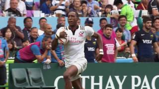 Perry Baker wins World Rugby Sevens Top Try Scorer of 201617 [upl. by Airel25]