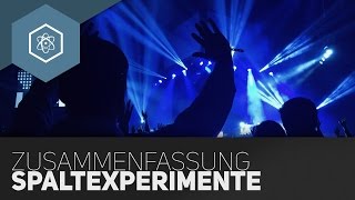 Spaltexperimente – Zusammenfassung fürs PhysikAbi [upl. by Onnem457]