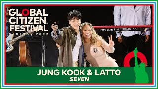 Jung Kook amp Latto Perform Seven Live  Global Citizen Festival 2023 [upl. by Batha]