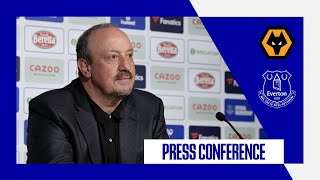 WOLVES V EVERTON  RAFA BENITEZ PRESS CONFERENCE  PREMIER LEAGUE GW10 [upl. by Jephum426]