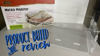 Zilla Micro Habitat “Large” Terrestrial Build amp Review ￼ [upl. by Courtenay]