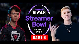 Fortnite  Full Game 3  Twitch Rivals Streamer Bowl Tournament 2020  Final Game 3 [upl. by Edson]